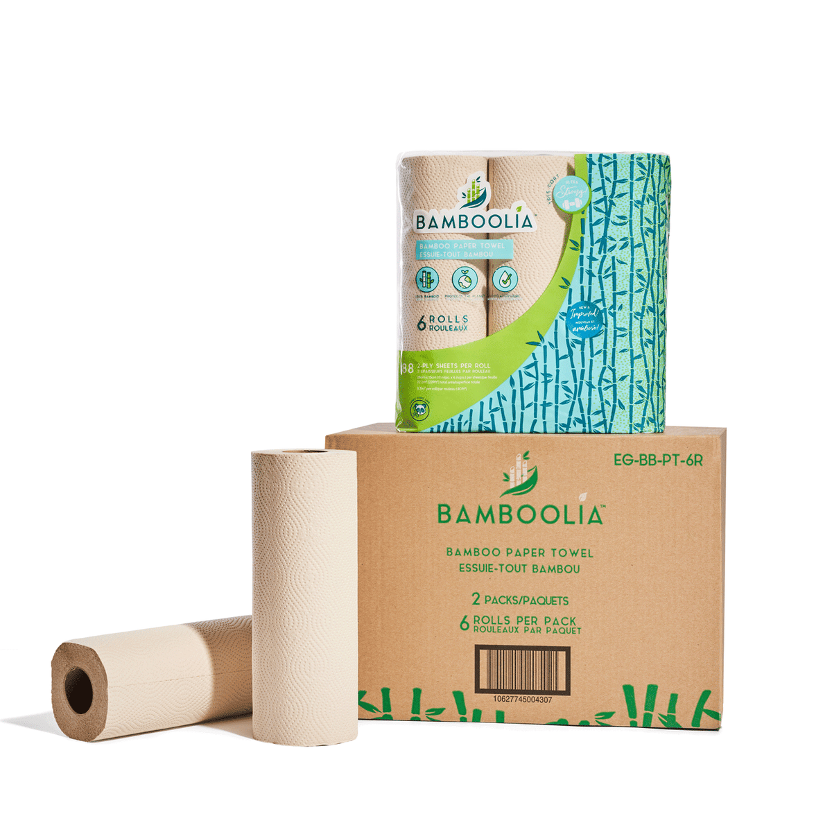 Bamboolia Paper Towel 12 Rolls